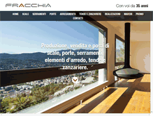 Tablet Screenshot of fracchia.it